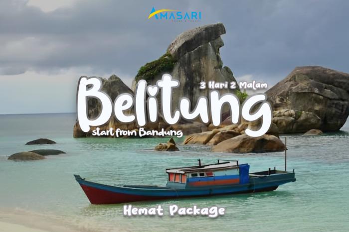 PAKET WISATA BELITUNG HEMAT – 3 HARI 2 MALAM